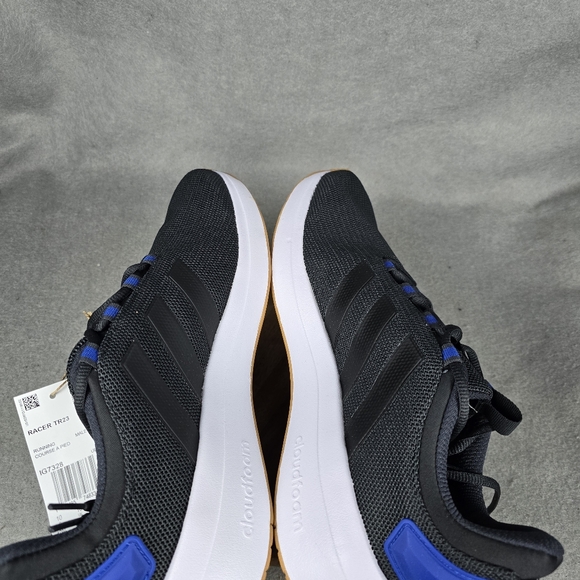 Adidas Racer TR23 Shoes Men's Size 10.5 Running, Carbon Black Royal Blue IG7328 - Picture 9 of 11